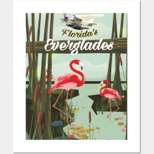 Florida Everglades travel poster Posters and Art